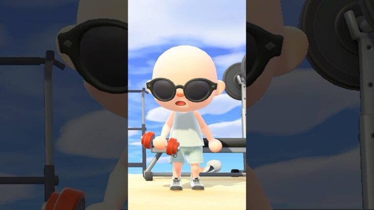 力自慢コンテスト💪#あつ森 #あつまれどうぶつの森 #どうぶつの森