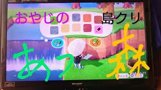 【おやじのあつ森🌳】１回データぶっ飛んで再プレイ✨ちょこっと島クリを初めてみました🏝️