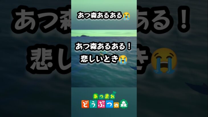 あつ森あるある！悲しすぎるとき😭【あつ森】