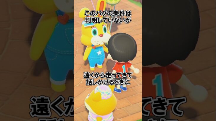 【進行不能】ぴょんたろうと見つめ合うバグ@ほのげ