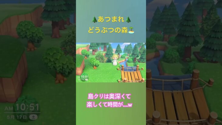 サブ島🏝️島クリ開始🌲[#あつ森 #あつまれどうぶつの森 #あつ森島クリエイター #ゲーム]迷走中だけど🍀
