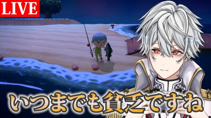 【あつ森】いつまでも貧乏ですね、深夜にコツコツお金貯めます【６話】