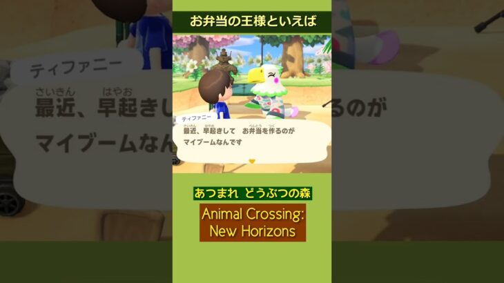 #あつ森 お弁当の王様