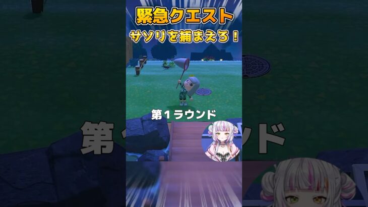 【あつまれ どうぶつの森】緊急クエスト！サソリを捕まえろ！　#あつ森 #ゲーム実況#恋沼ミヤ