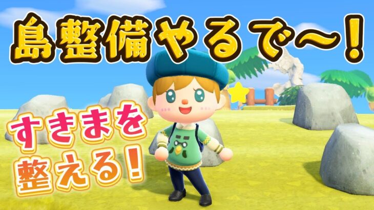 【あつ森】島整備やるで～！～すきまを整える！～【第三の島】