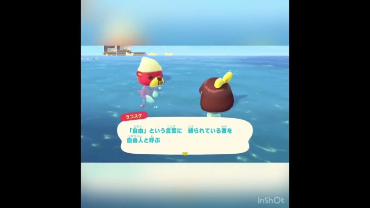 今日のラコスケの言葉　#vlog #あつ森 #あつまれどうぶつの森 #shorts