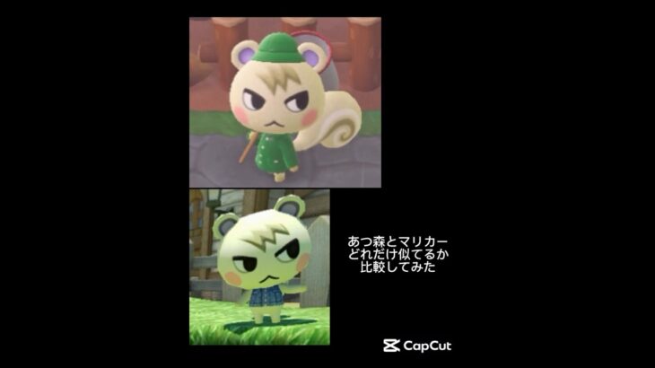 #マリオカート8dx & #あつまれどうぶつの森  あつ森とマリカー住民が似ているか比較してみました