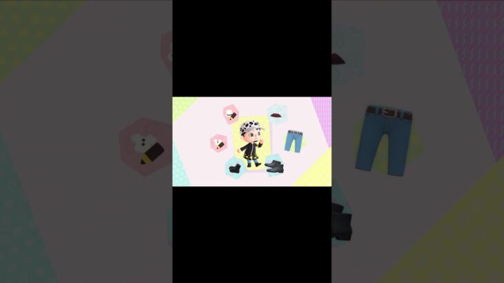 あつ森でワンピースのキャラになりきってみた Part 17　#あつ森 #ゲーム  #マイデザ #ロー #ワンピース #アニメ