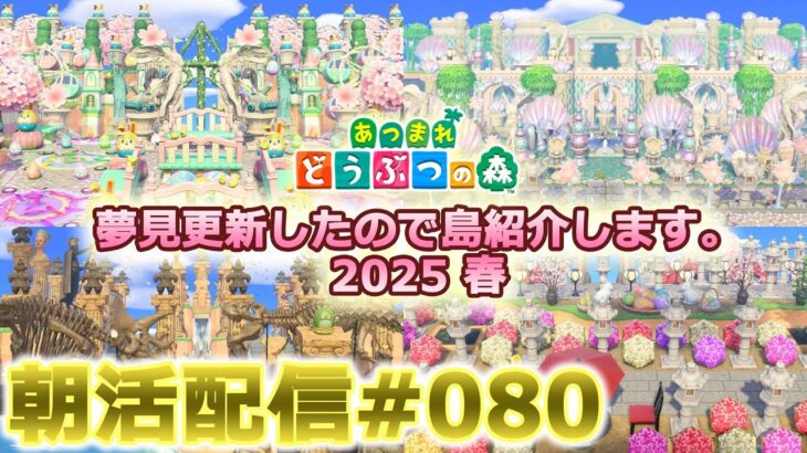 【あつ森】Switch2当選した男の島紹介朝活配信#080【島クリ】
