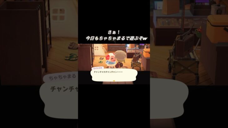 ちゃちゃまるで遊ぶ🥺 #あつ森 #あつまれどうぶつの森 #あつ森好きな人と繋がりたい #animalcrossing #ゆめみ #おかめなっ島 #acnh #shorts #ちゃちゃまる #コント