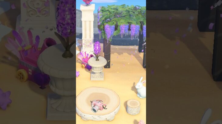【絶対アイドル辞めないで】をイメージして💜#あつ森 #あつまれどうぶつの森 #animalcrossing #animalcrossingnewhorizons #acnh #島クリエイト