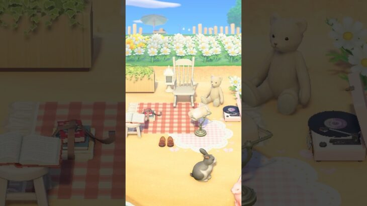 砂浜で読書📖🧸#あつまれどうぶつの森 #あつ森 #animalcrossing #animalcrossingnewhorizons #acnh #shorts