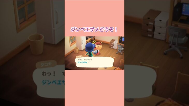 ジンベエザメどうぞ！　#shorts   #あつ森