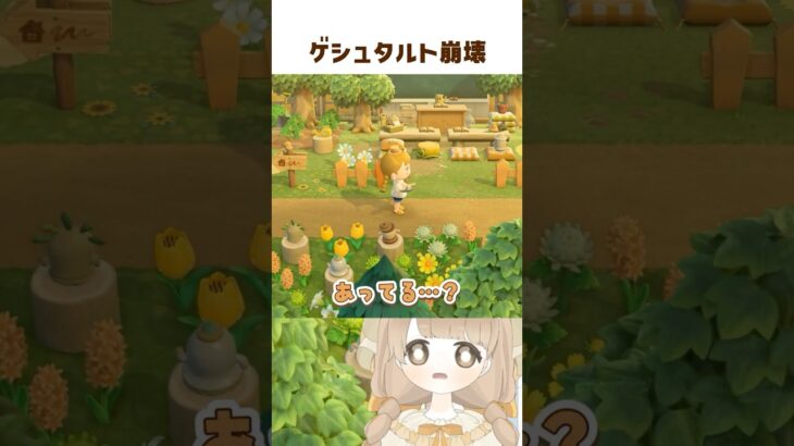 配信中によく起こるあれ🐻 #shorts #あつ森