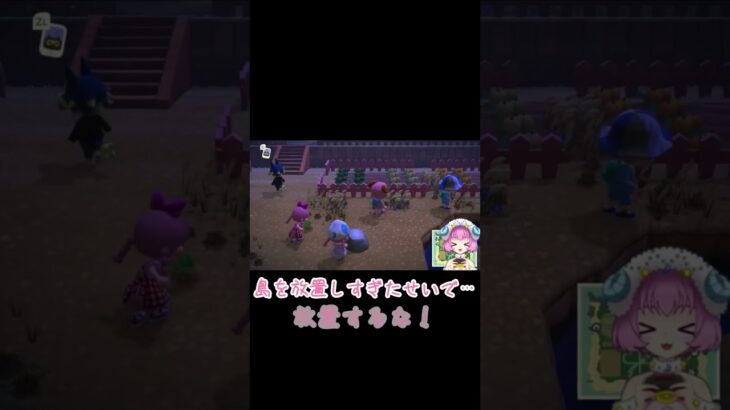 雑草が気になってしまうめりめり☆ #あつ森 #shorts