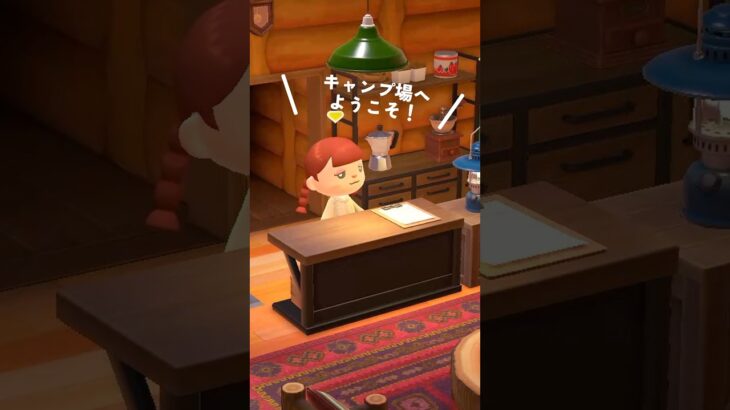 【あつ森】キャンプサイトの管理棟をつくる〜受付ラウンジ編〜 #あつ森 #あつまれどうぶつの森 #島クリ#shorts