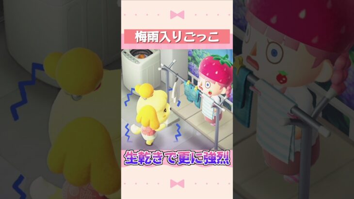 【あつ森】梅雨入りごっこ #shorts #acnh