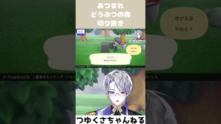 金庫でおしゃれする時代。 #shorts #切り抜き #あつ森 #あつまれどうぶつの森 #animalcrossing #vtuber #男性vtuber #ゲーム実況