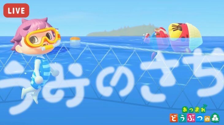 【あつ森】海の幸コンプに向けて！センジュナマコ＆タラバガニ🦀【あつまれどうぶつの森】