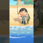 鈴木じゃなくて鱸。あつ森で釣り。
