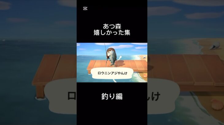 あつ森嬉しかった集！ 釣り編 #あつ森 #あつまれどうぶつの森