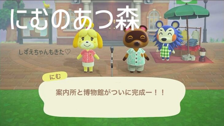 【あつ森】案内所&博物館ついに完成！