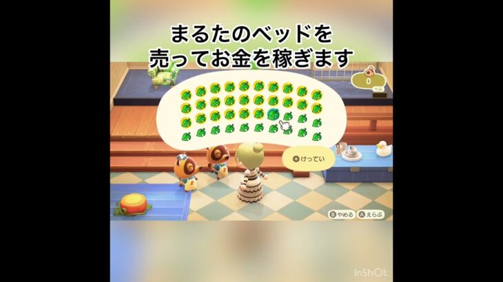 売ったらいくらかな？　#あつ森 #あつまれどうぶつの森 #あつまれどうぶつのもり #vlog #animalcrossing #asmr #acnh #shorts  #こはくちゃんねる2424