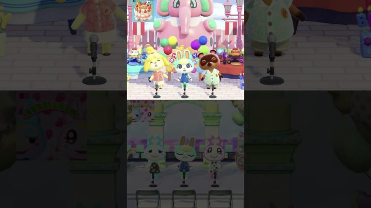 【009～012】ミッチェルたちが歌うとたけけ全曲集 #オンリーミー  #かんがえちゅう #きみのたんじょうび  #けけアイドル  #short #あつ森 #animalcrossing