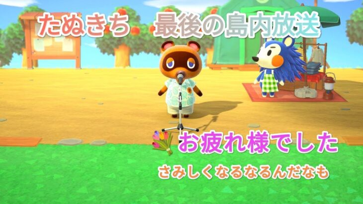 【あつ森】　初心者　まずはエンディング目指し進めましょう!（16）　〜新住民来る！たぬきち最後の島内放送〜