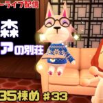 【あつ森】♯33　あつ森　シベリアの別荘のコーディネート　ハピパラ35棟め　お給料UP目指してえっほえっほ【vtuber】