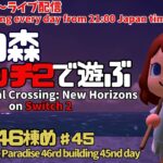 【あつ森】♯45　あつ森　ハピパラ46棟め　お給料UP目指してえっほえっほ【vtuber】【Animal Crossing: New Horizons】【Happy Home Paradise】