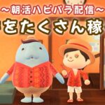 【あつ森】のんびり朝活ハピパラ！6×6縛りレイアウトでポキを稼ぐLIVE配信！【あつまれ どうぶつの森】