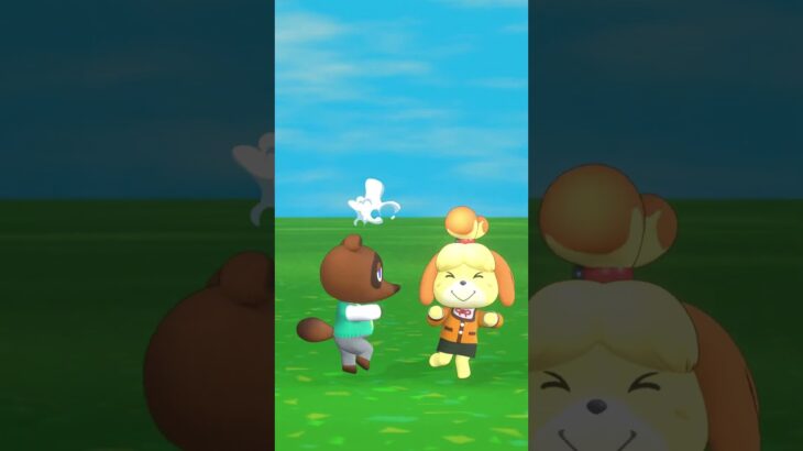 【あつ森アニメ】どんどん加速して、最後は爆発するたぬきちとしずえさん【Animal Crossing New Horizons】 #shorts