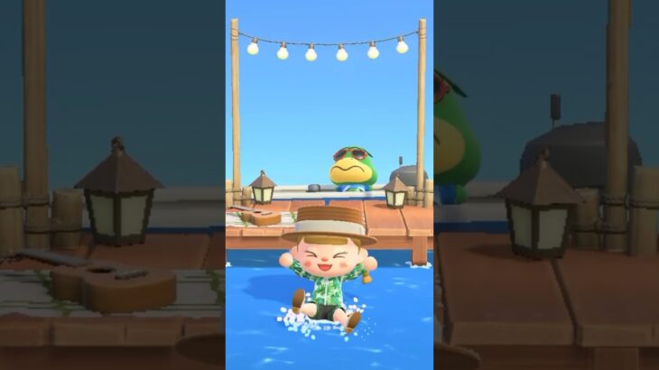 暑い夏の日🎐🤍あつ森Vlog🌳#あつ森 #あつまれどうぶつの森 #animalcrossingnewhorizons #animalcrossing #acnh #vlog