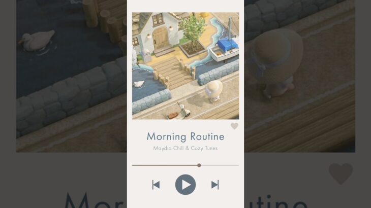 【あつ森】モーニングルーティン｜ショートVlog｜Seaside Morning Lofi｜#shorts