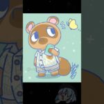 たぬきち　描いてみました　#あつ森 #イラストメイキング　#animalcrossing