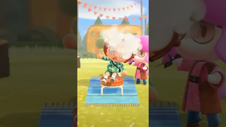 うーん🤔この髪型はねえ💦#あつ森 #あつまれどうぶつの森 #animalcrossing