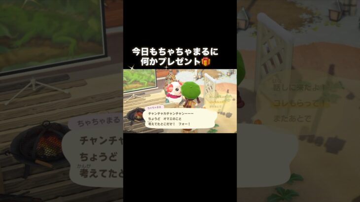 良い奴🐑 #あつ森 #あつまれどうぶつの森 #あつ森好きな人と繋がりたい #animalcrossing #おかめなっ島 #acnh #shorts #ちゃちゃまる #comedy #present