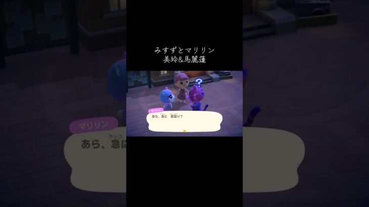 #みすず#マリリン#あつ森 #あつまれどうぶつの森 #animalcrossingnewhorizons #animalcrossing #動森#動物森友會