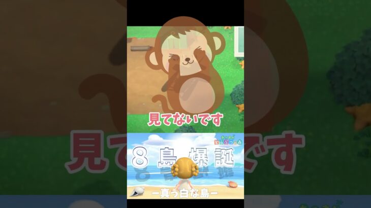 【あつ森】島厳選で奇跡が起きた【あつまれどうぶつの森】#shorts