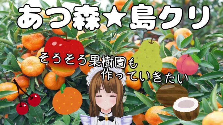 【あつまれ どうぶつの森】そろそろ果樹園を作れ委員会、発足【あつ森】