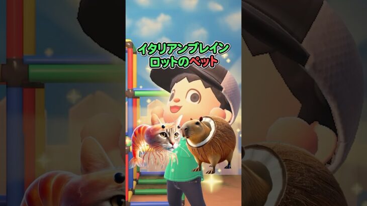 イタリアンブレインロットペット（どうぶつの森ショート劇場）
