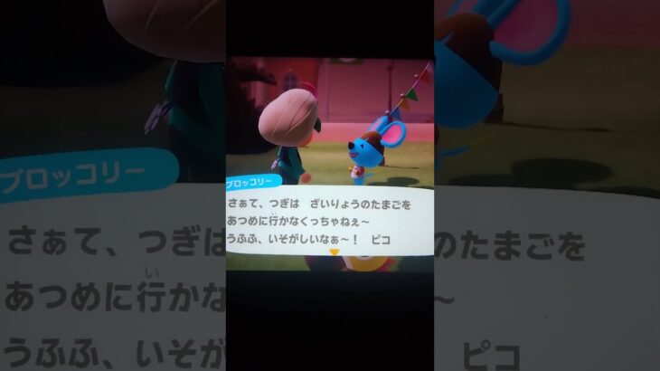 あつ森🎶（今日のブロッコリーくん）