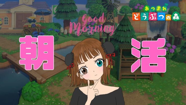 【あつ森】朝活配信。