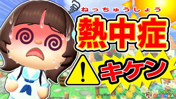 【あつ森】危険信号！熱中症になりやすい人の特徴あるある【あつまれどうぶつの森】