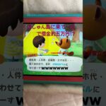 あつ森誕生日で買ってもらって遊んでみたらとんでもない額の借金要求された