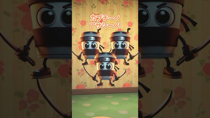カプチーノアサシーノの分身の術（どうぶつの森ショート劇場）
