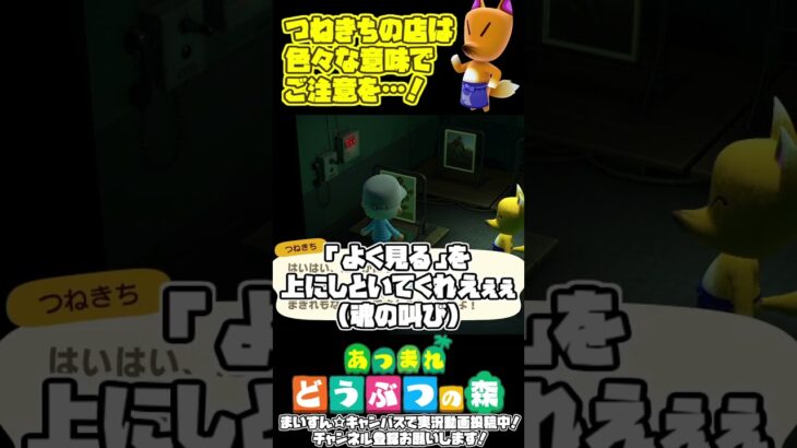 【#あつ森】つねきちのお店は(色々な意味で)ご用心 #ゲーム実況 #あつまれどうぶつの森 #ゲーム #ゲーム実況