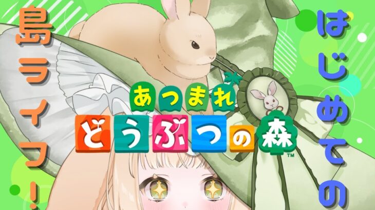 【あつ森】念願のあつ森生活開始！