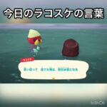 今日のラコスケの言葉　#vlog #あつ森 #あつまれどうぶつの森 #animalcrossing #こはくちゃんねる2424